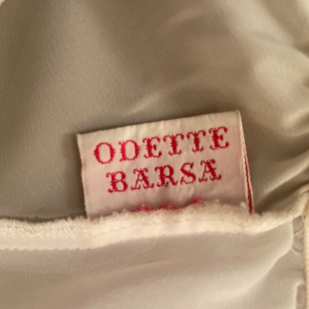 Detta Barsa Embroidery White Lace Slip. - Picture 2 of 6